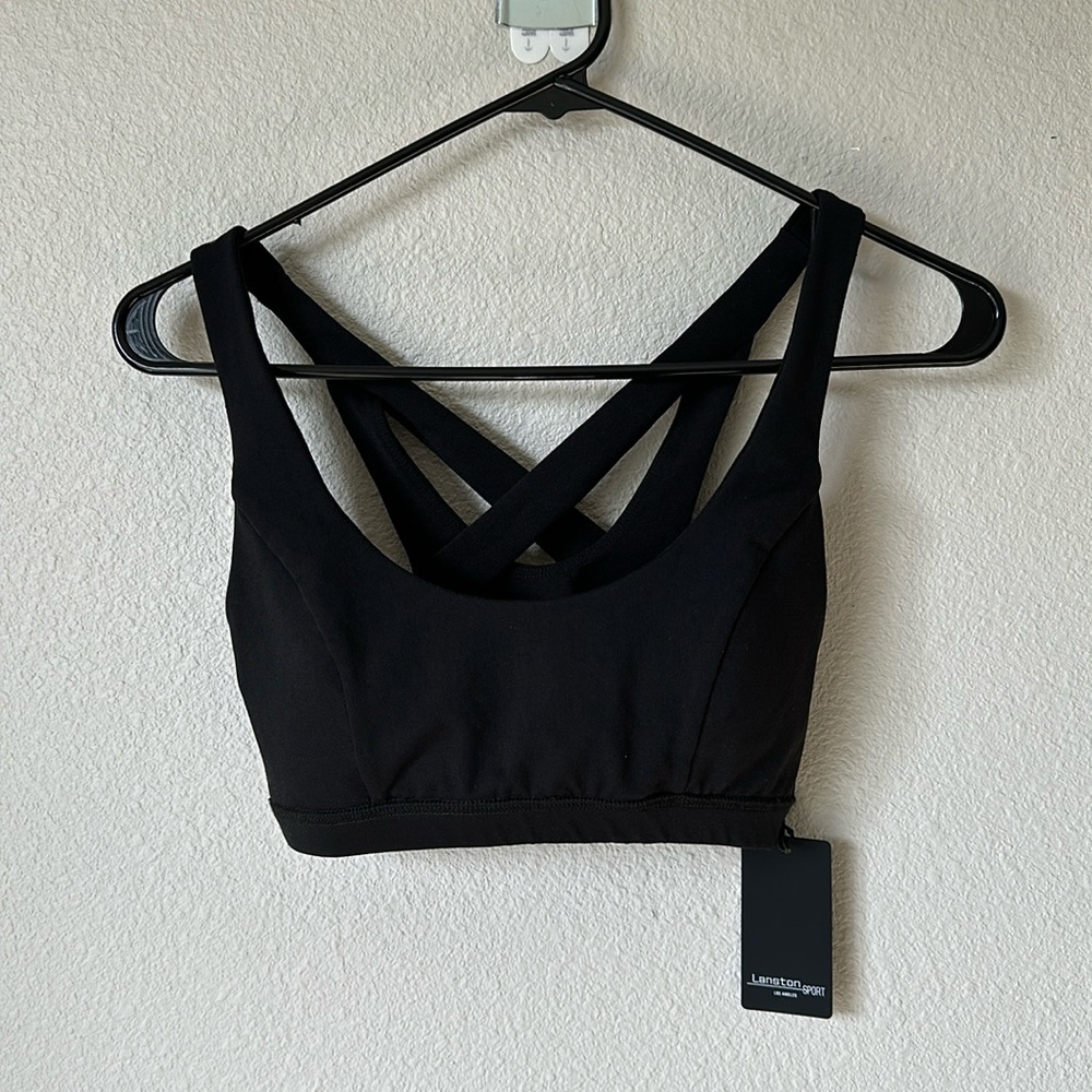 NWT Revolve Lanston Sport Revolve Black Sports Bra
